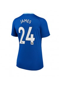 Chelsea Reece James #24 Voetbaltruitje Thuis tenue Dames 2022-23 Korte Mouw